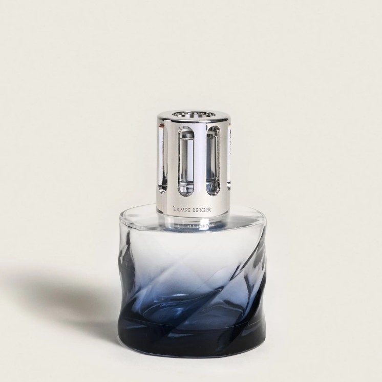 Coffret lampe Berger Spirale Noire, fragrance 'vent d'ocean'