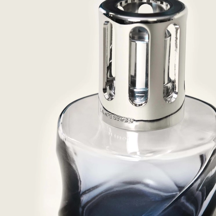 Coffret lampe Berger Spirale Noire, fragrance 'vent d'ocean'