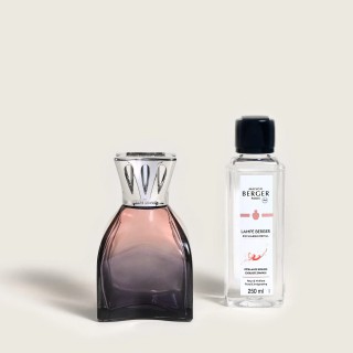 Coffret lampe Berger Lilly Rose, fragrance 'pétillance exquise'