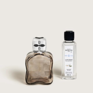 Coffret Lampe Berger Cosy Marron, fragrance 'musc cocoon'