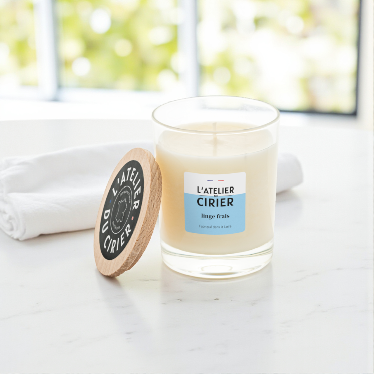 Bougie "Linge Frais"