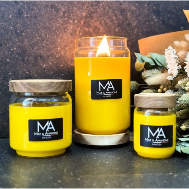 Bougie parfumée - Mimosa