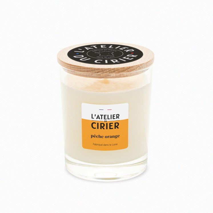Bougie "Pêche Orange"