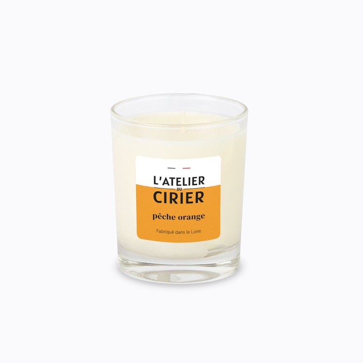Bougie "Pêche Orange"