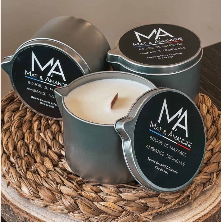 Bougie de massage Ambiance Tropicale