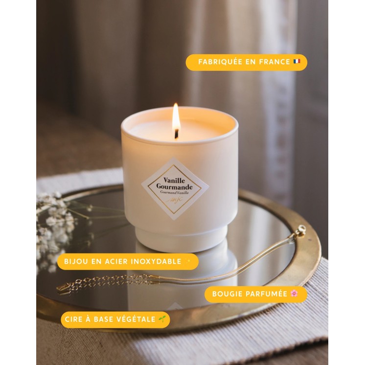 Bougie Bijou Surprise - Vanille Gourmande