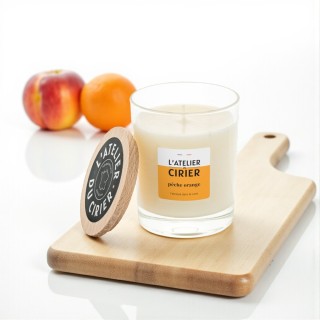 Bougie "Pêche Orange"