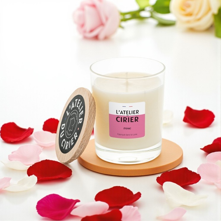 Bougie "Rose"