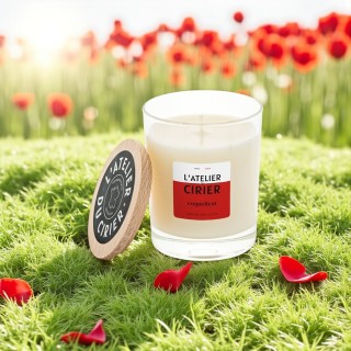 Bougie "Coquelicot"