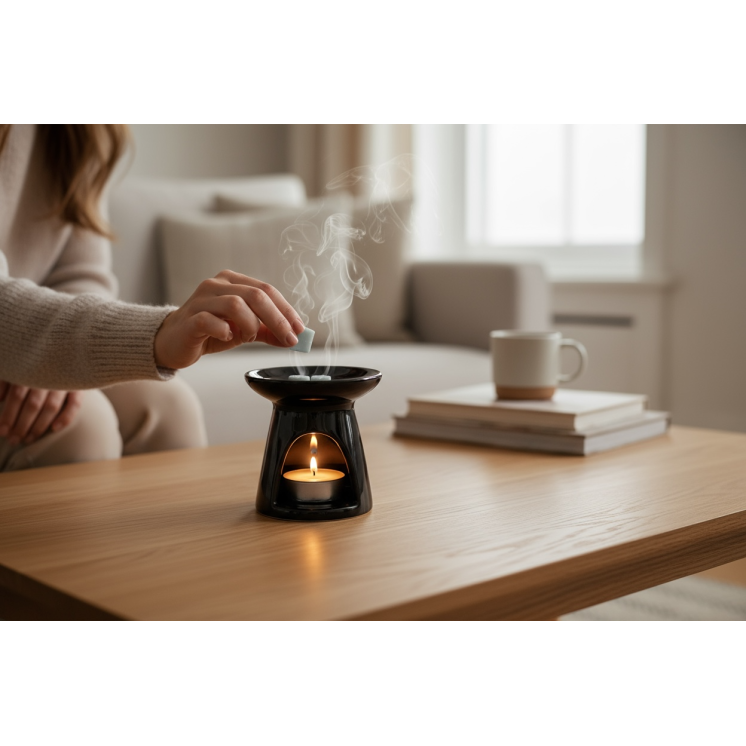 Brûle parfum COSY 6 Noir