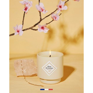 Bougie avec bijou surprise - Fleur de cerisier