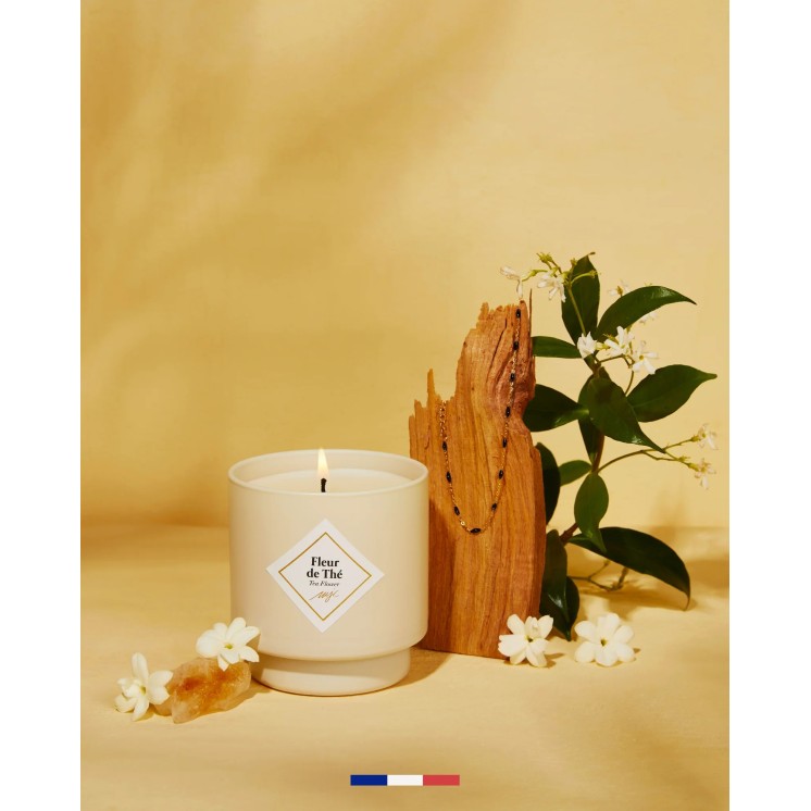 Bougie avec bijou surprise - Fleur de cerisier