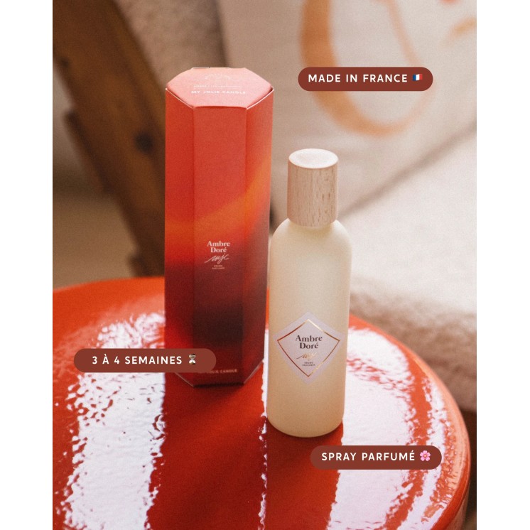 Spray parfumé Ambre Doré