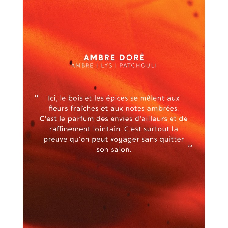 Spray parfumé Ambre Doré