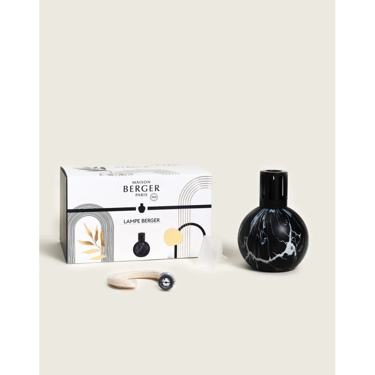 Lampe Marbrure Noire