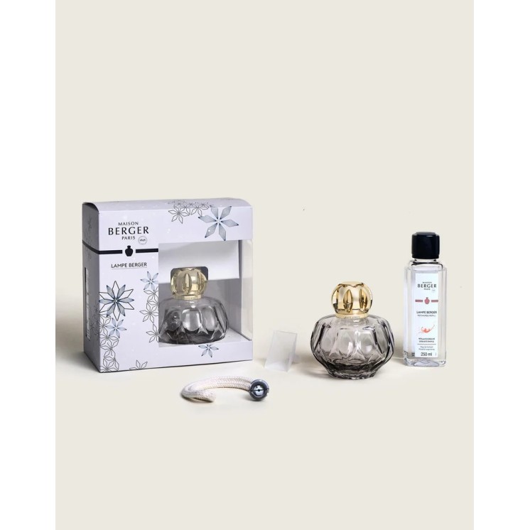 Coffret Lampe Rosalie Grise