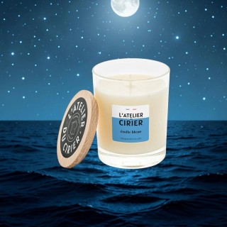Bougie "Etoile bleue"