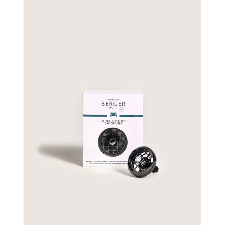 Pince Diffuseur Voiture Résonance Gun Métal - Maison Berger | Bougie Cosy