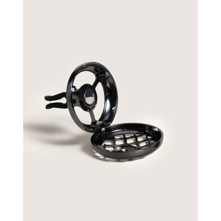 Pince Diffuseur Voiture Résonance Gun Métal - Maison Berger | Bougie Cosy