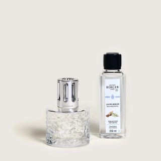 Coffret Lampe Mirage Transparente, fragrance 'thé vert'