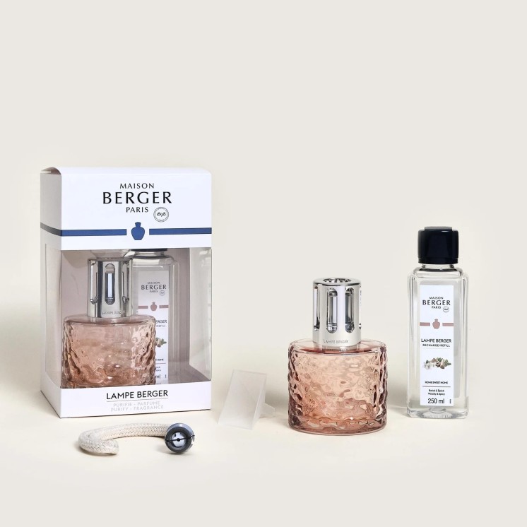 Coffret Lampe Mirage Beige, fragrance 'home sweet home'