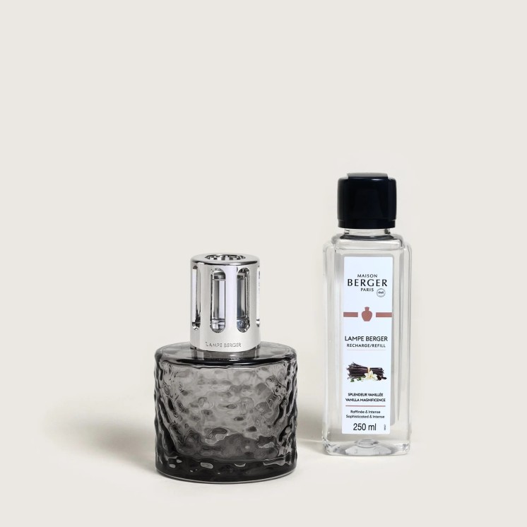 Coffret Lampe Mirage Noire, fragrance 'splendeur vanillée'