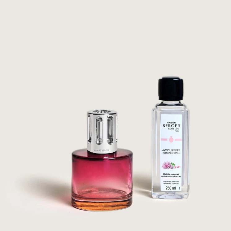 Coffret Lampe Pure Rose, fragrance 'sous les magnolias'