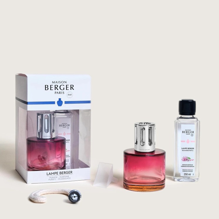Coffret Lampe Pure Rose, fragrance 'sous les magnolias'