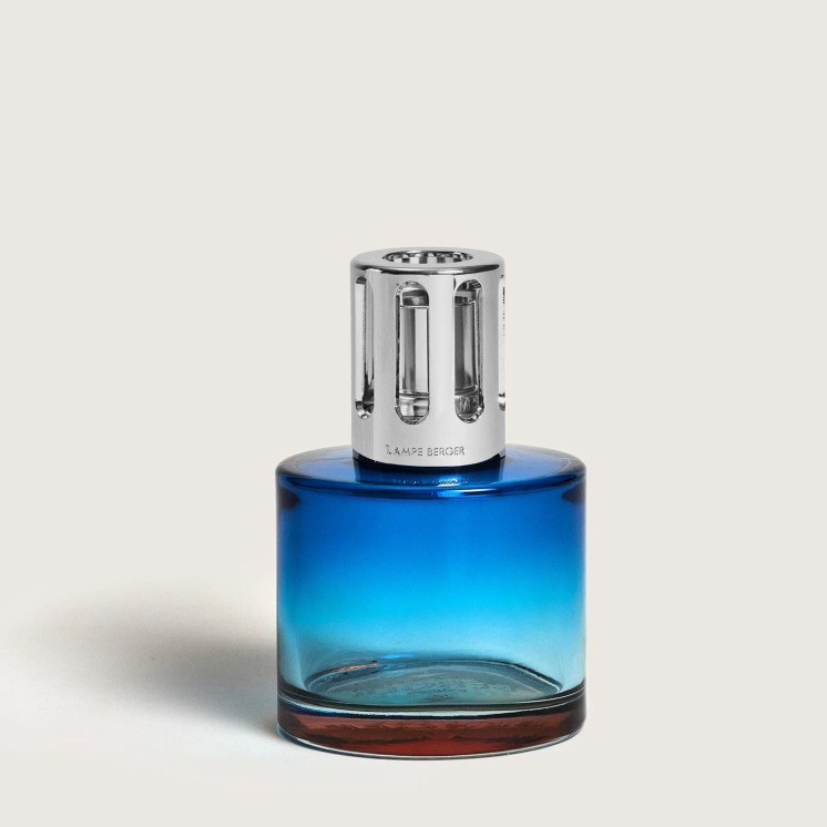 Coffret Lampe Pure Bleue, fragrance 'caresses de coton'