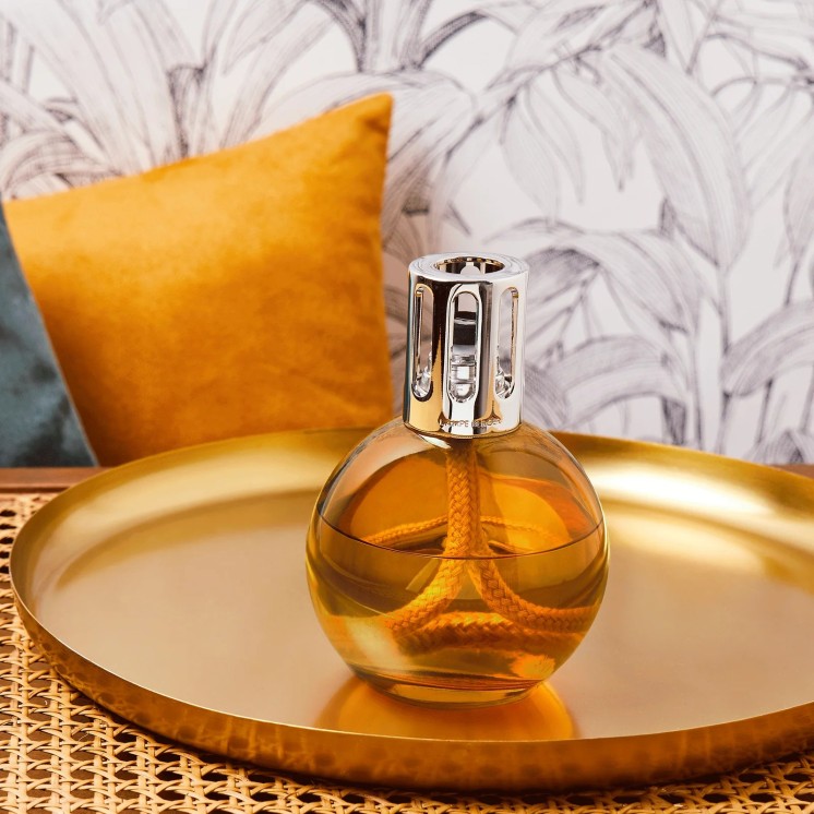 Lampe Boule Ambrée