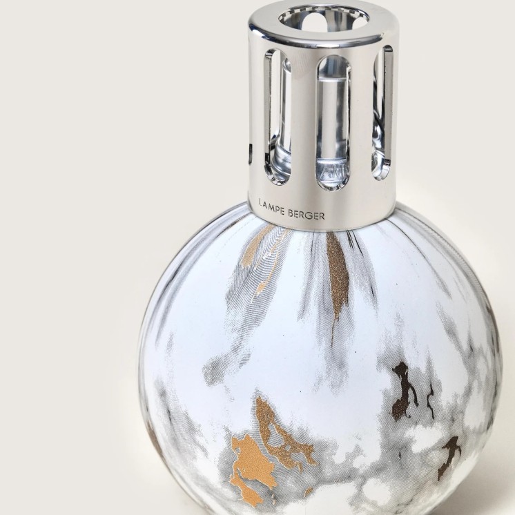 Lampe Marbrure Blanche