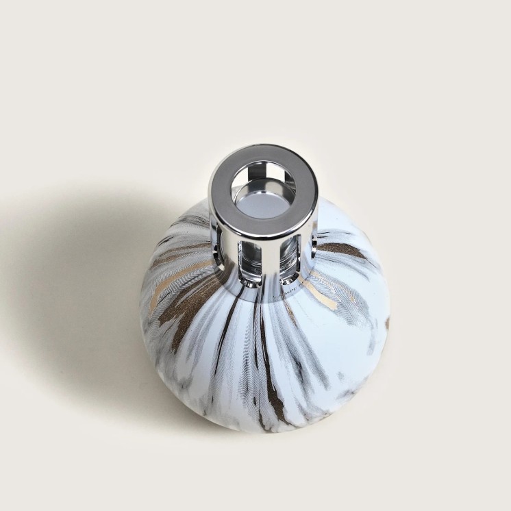 Lampe Marbrure Blanche